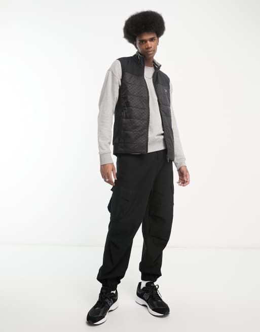 Calvin klein golf lassen padded gilet in black hot sale