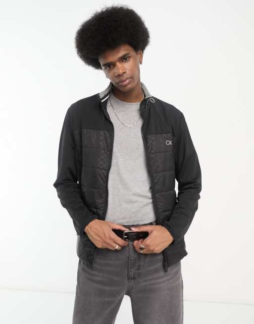 Calvin klein quilted online golf jacket