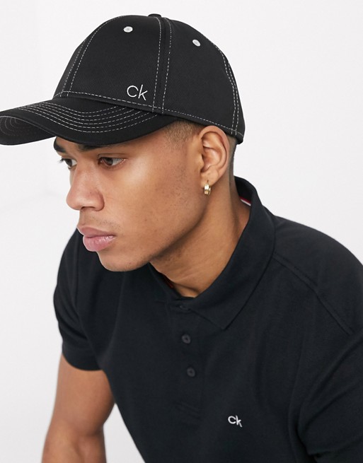 Calvin Klein Golf mesh cap in black