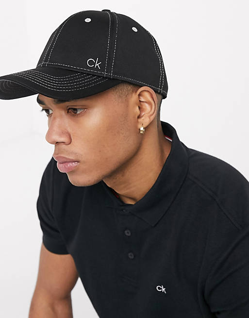 Calvin Klein Golf mesh cap in black | ASOS