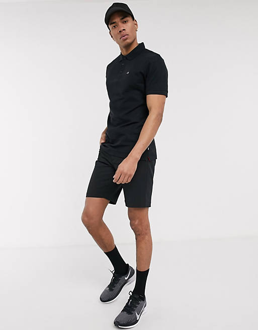 Calvin Klein Golf Midtown radical cotton polo shirt in black