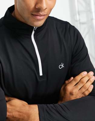 calvin klein golf newport half zip jacket