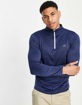 calvin klein golf newport half zip jacket