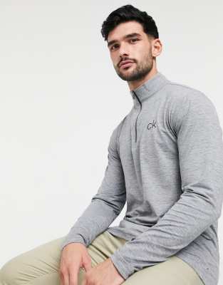 Calvin Klein Golf Calvin Klein Golf Newport half zip top in grey