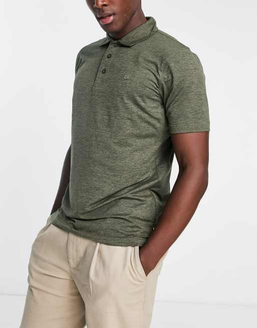 Olive green sale golf shirt