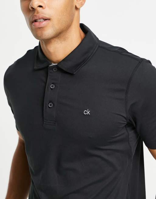 Polo noir calvin klein new arrivals