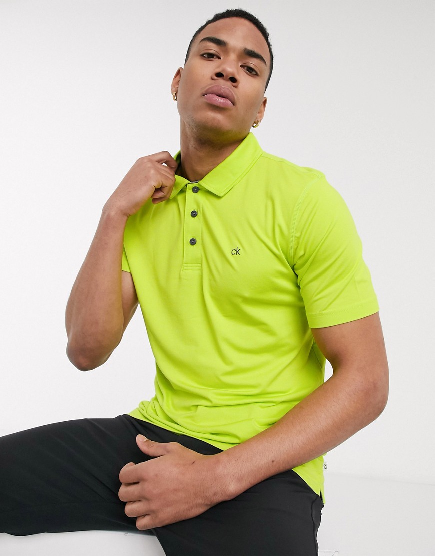 Calvin Klein Golf Newport polo shirt in green