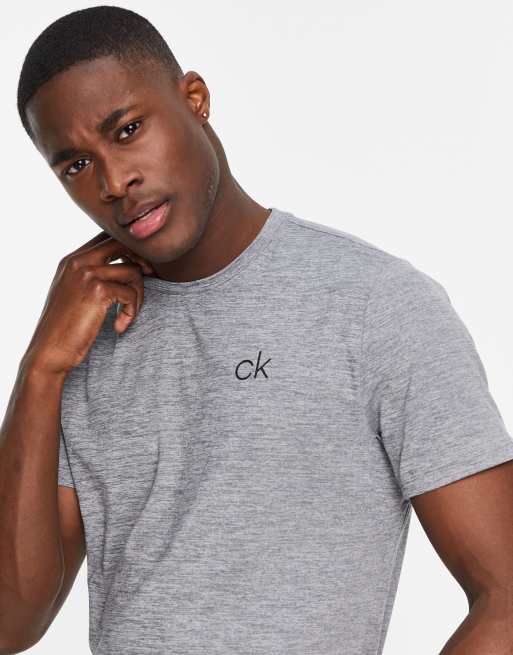 Calvin Klein Golf – Newport – Silverfärgad t-shirt