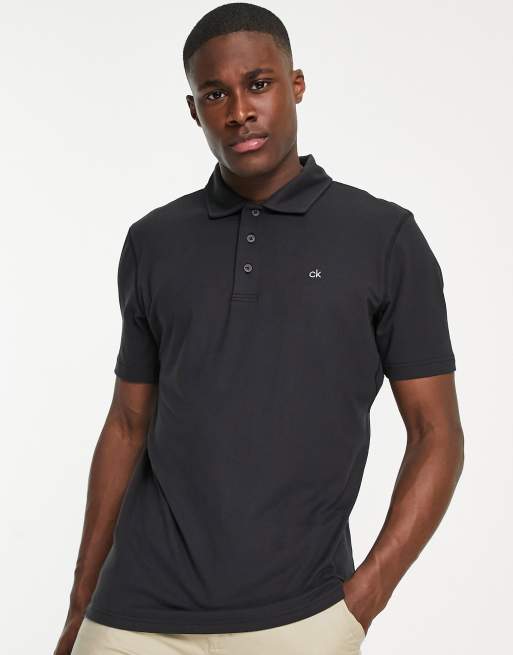 Calvin Klein Golf - Newport - Sort poloskjorte