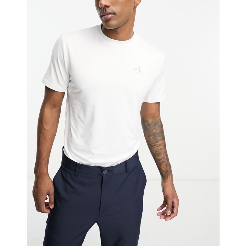 nxchf Activewear Calvin Klein Golf - Newport - T-shirt bianca
