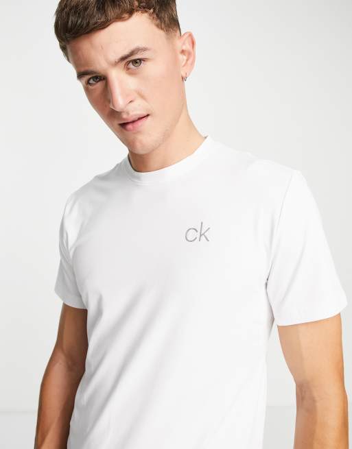 Calvin Klein Golf – Newport – T-Shirt in Weiß