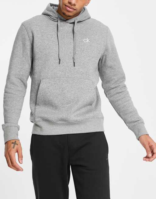 Calvin Klein Golf - Planet - Felpa con cappuccio grigio scuro