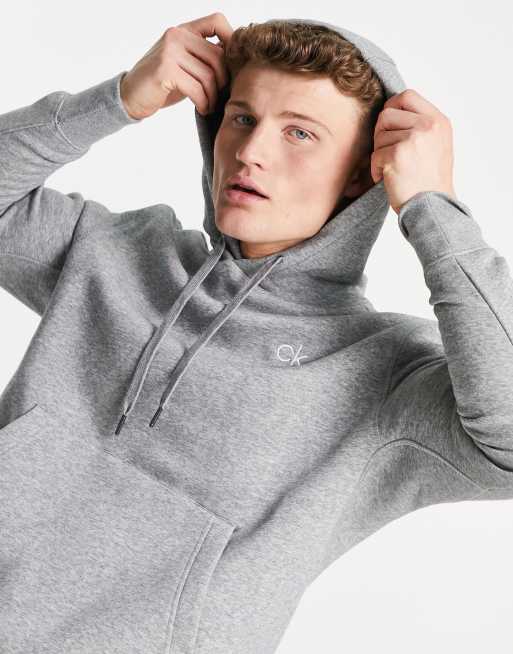 Buy Calvin Klein Grey Golf Planet Monogram Hoodie from the Next UK