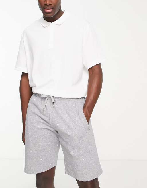 Calvin Klein Golf - Planet - Short met monogram in grijs
