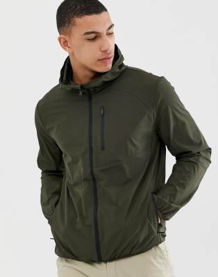 calvin klein golf ultra lite jacket in khaki