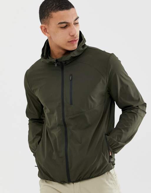 Calvin Klein Golf ultra lite jacket in khaki C9375