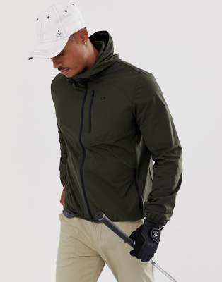 calvin klein golf ultra lite jacket in khaki