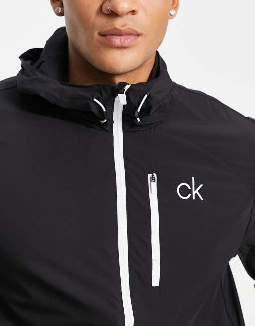 Calvin Klein Golf Veste capuche ultral g re Noir ASOS