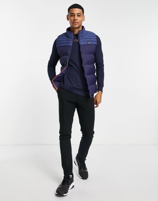 Calvin klein store navy vest