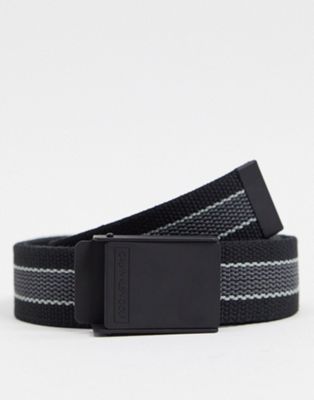 Calvin Klein Golf webbing belt in black 