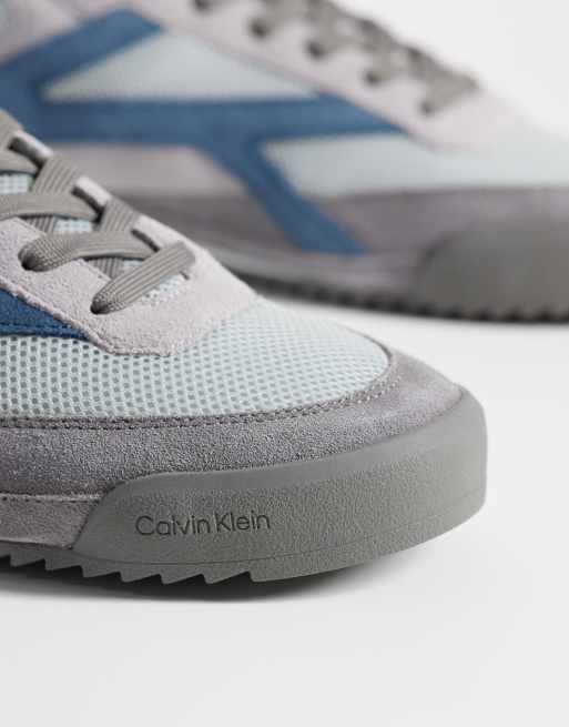 Calvin Klein – Grå och marinblå löparskor, 5 av 5