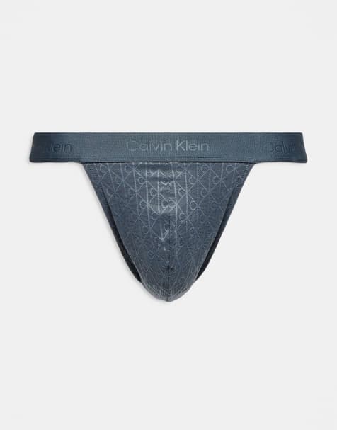 Calvin Klein – Grå, sportiga kalsonger i spets - view 1