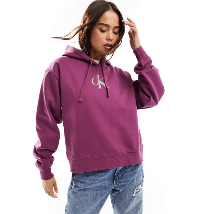 Calvin Klein Performance Purple Hoodie Sweatshirt Woman's Size Large -  beyond exchange