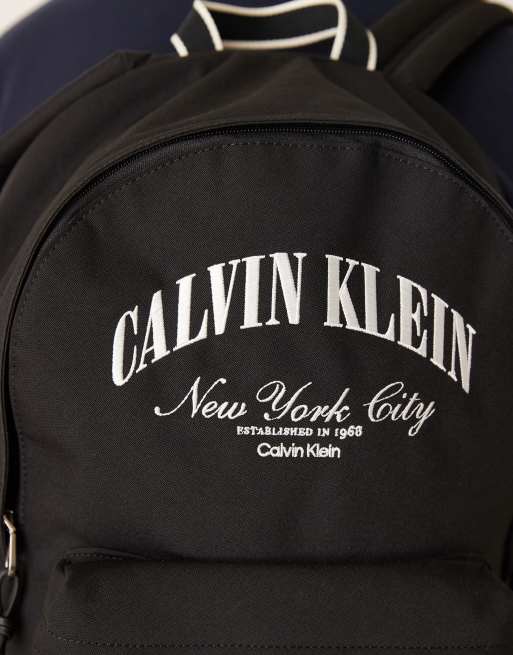 Calvin Klein graphic backpack in black | ASOS display picture 3