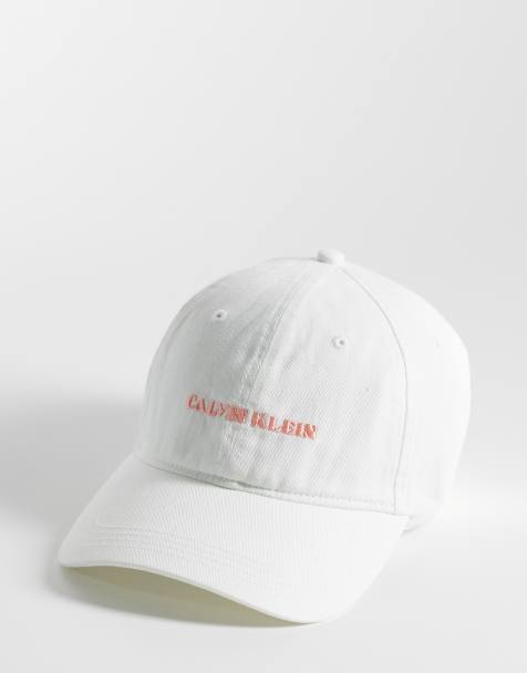 Calvin Klein graphic cap in white - view 1