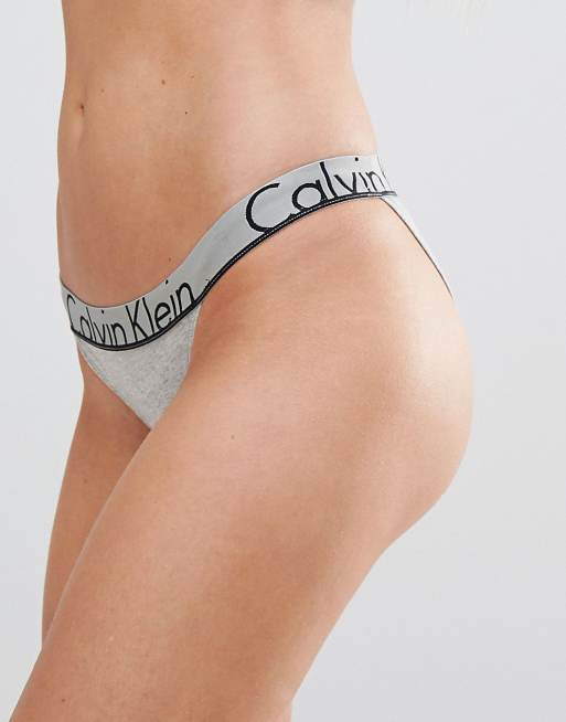 Tanga gris calvin klein new arrivals