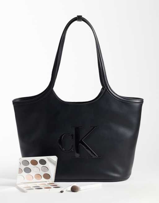Calvin Klein - Grote shopper met opvallend logo in zwart, 2 van 4