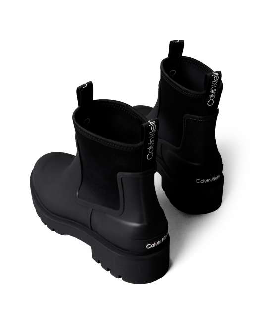 Calvin Klein – Gummistiefel in Schwarz, 2 von 4