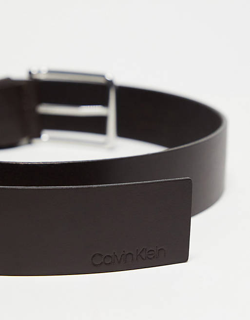 Calvin Klein – Gürtel in Dunkelbraun, 35 mm breit | ASOS