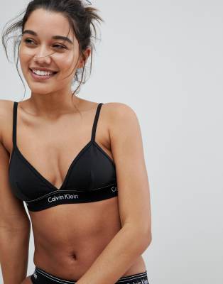 calvin klein heritage triangle bralette