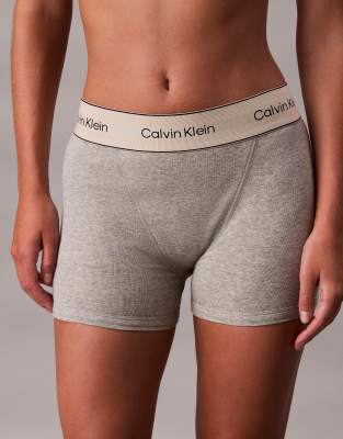 Calvin Klein Calvin Klein Heritage Cotton girl boxer in grey heather