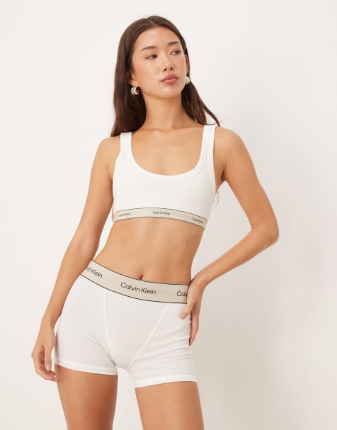 Calvin Klein - Heritage Cotton - Meisjes boxershort in felwit - view 1