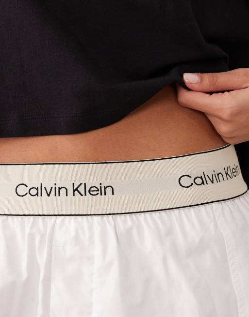 Calvin Klein - Heritage - Klassiske shorts i bomuld med logo på linningen, 3 af 5