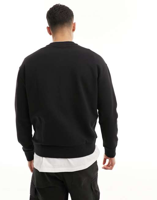 Calvin Klein - Hero - Comfortabel sweatshirt met logo in zwart, 4 van 4