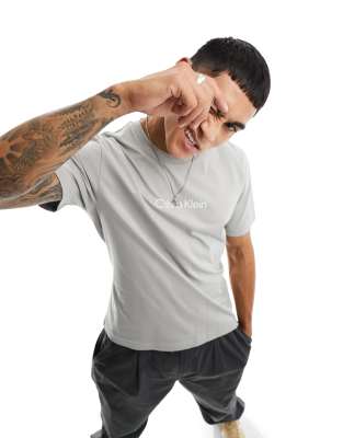 Calvin Klein Calvin Klein hero logo comfort t-shirt in grey