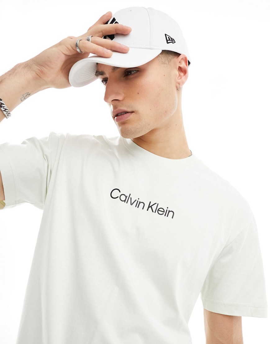 Calvin Klein hero logo comfort t-shirt in white