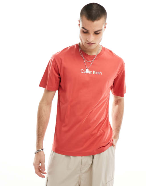Maglietta calvin klein rossa deals