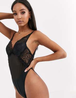 Sheer Marquisette Bodysuit