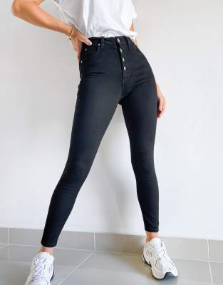 calvin klein high rise skinny jeans