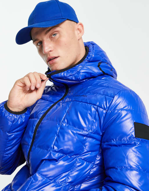 Calvin klein blue clearance coat