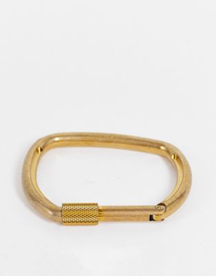 Calvin Klein hinge fasten bangle in antique gold