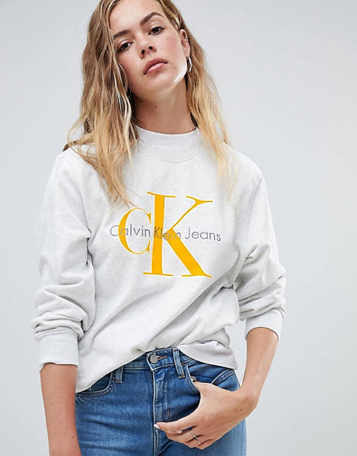 Calvin Klein Honora true icon print sweatshirt |
