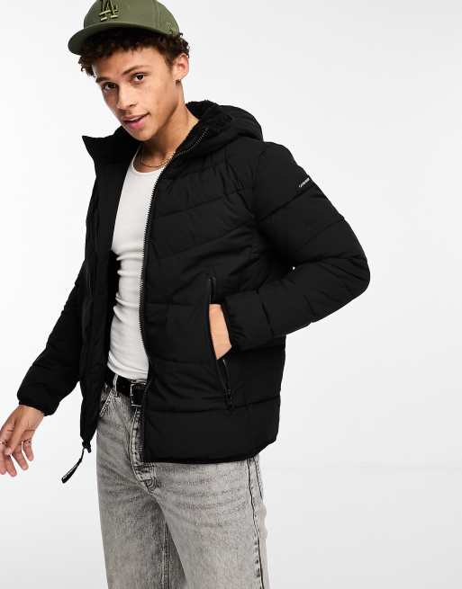 Hooded jacket best sale calvin klein