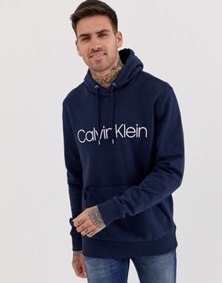navy blue calvin klein hoodie