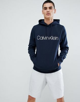 calvin klein navy hoodie