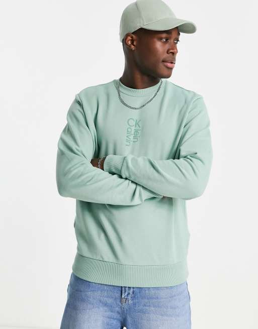 Calvin klein hotsell green sweatshirt